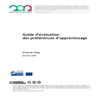 Guide d'évaluation des préférences ...