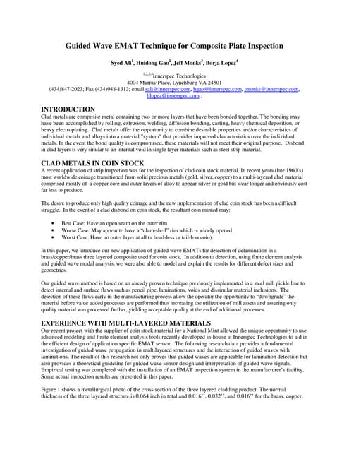 Introduction to EMAT | PDF