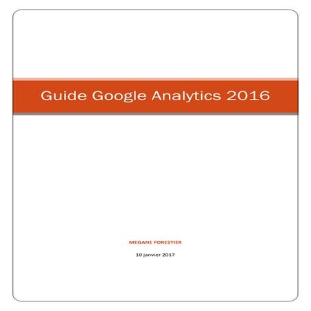 Guide google analytics 2016