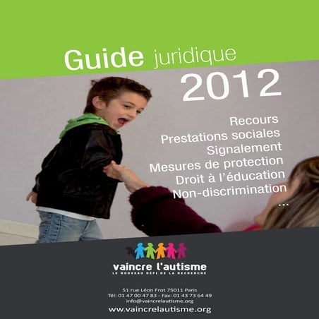 Guide juridique 2012 Autisme