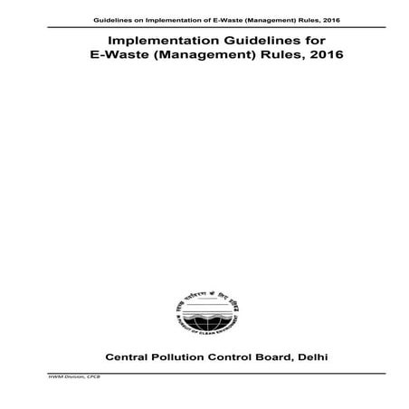 Guidelines ewaste management_2016