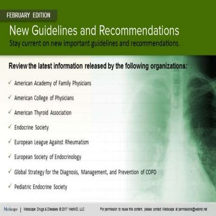 Guidelines general medicine 2017 | PPTX