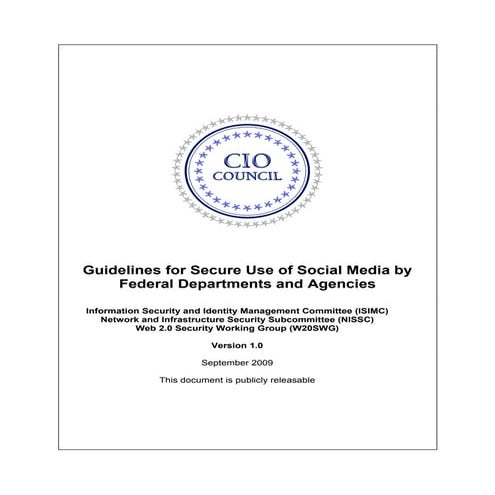 Guidelines For Secure Use Social Media