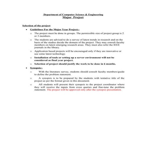 Guidelines for synopsis_presentation