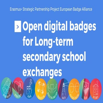 Guidelines for Using Open Badges for Long-term Secondary School Exchanges exc...