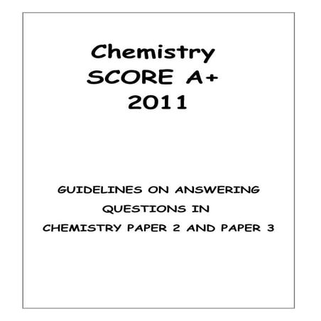 Guidelines on answering paper 2 and paper 3 questions