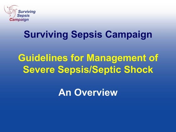 Ppt Sepsis Pathophysiology And Treatment Powerpoint PPT SEPTIC SHOCK