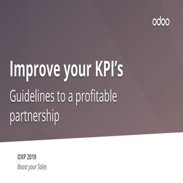 Improve Your KPI's - Guidelines to a Profitable Partnership