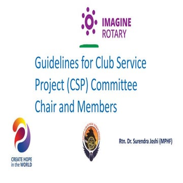 Guideline to Rotary Service Projects Committee.pptx