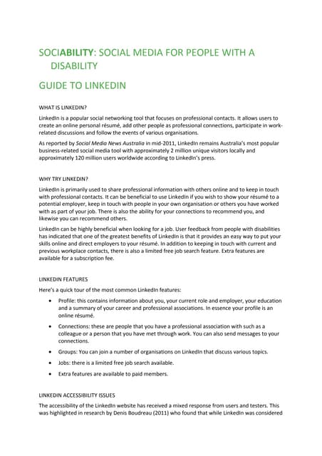 Guide to LinkedIn