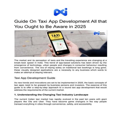 Guide On Taxi App Development All that You Ought to Be Aware in 2025.pdf