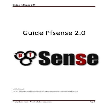 Guide pfsense | PDF