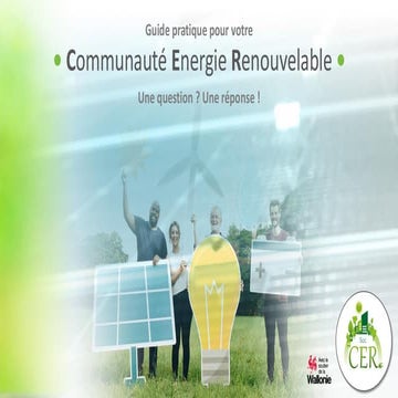 Guide pratique pour votre communauté d’énergie renouvelable | PDF