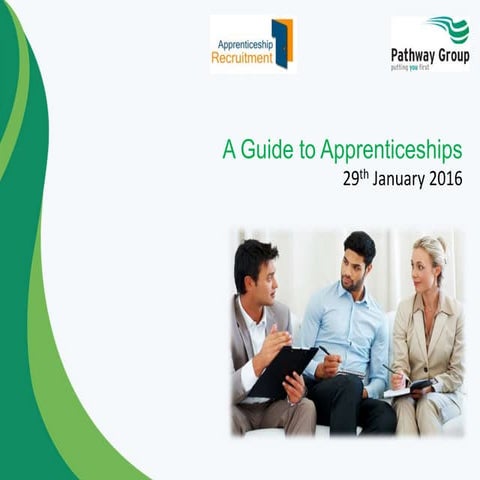 Staff guide to Apprenticeships by Pathway Group for staff. 