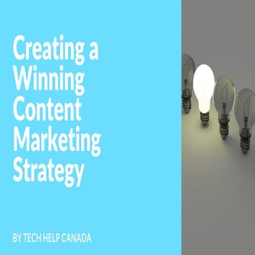 A Content Marketing Strategy Guide for Winning in Your Market