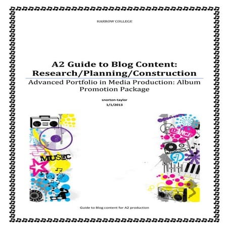 Guide to blog content   final