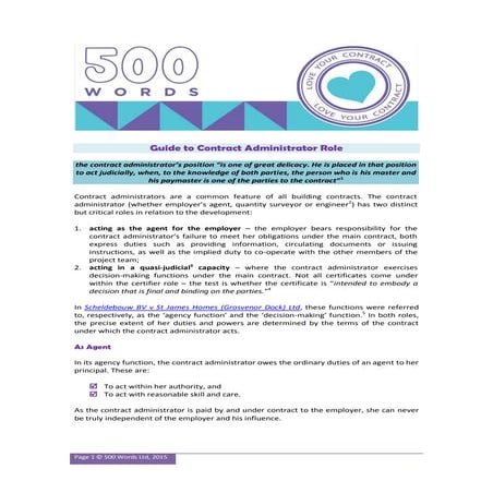 Guide for Construction Contract Administrators