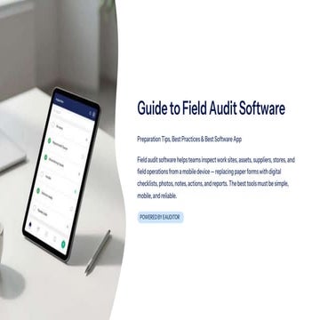 LQA Audit Guide Preparation Tips, Best Practices & Best Software App ...
