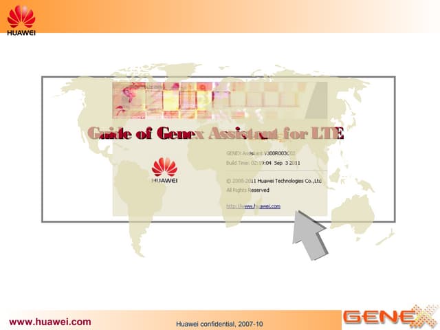 Guide to genex assistant for lte update 2012-2-25