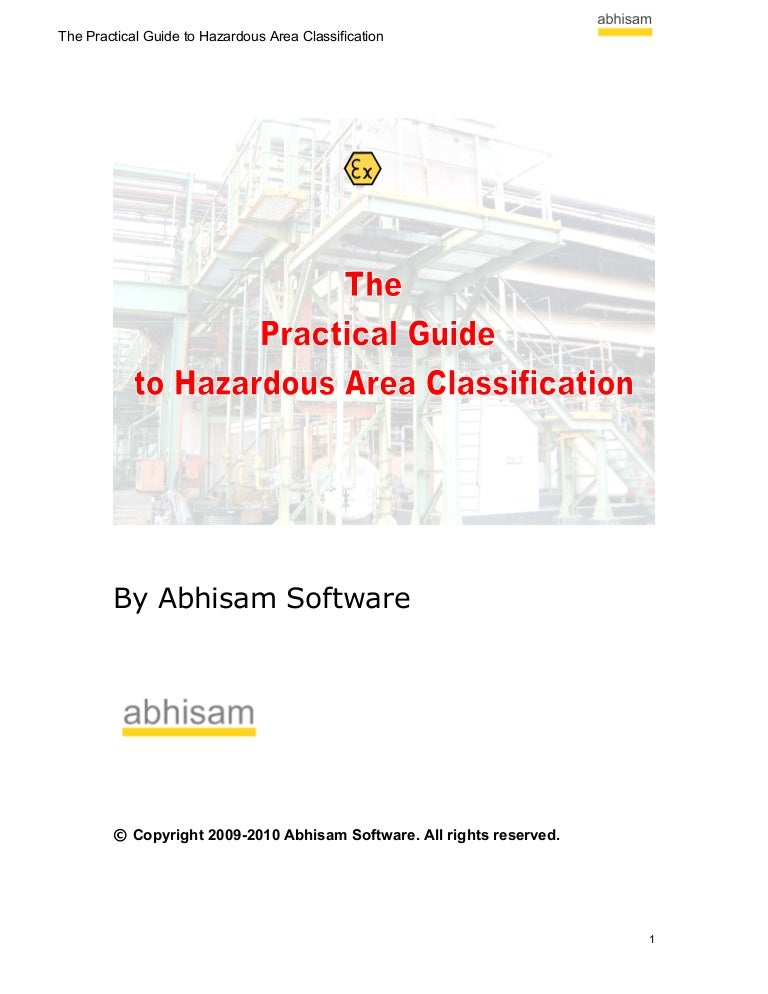 The Practical Guide to Hazardous Area Classification eBook