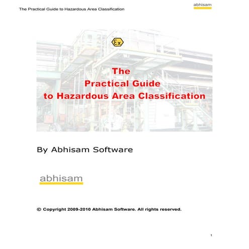 The Practical Guide to Hazardous Area Classification eBook