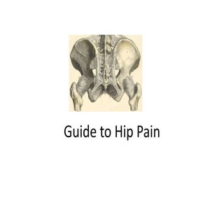 Guide to Hip Pain