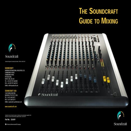 Guide to mixing
