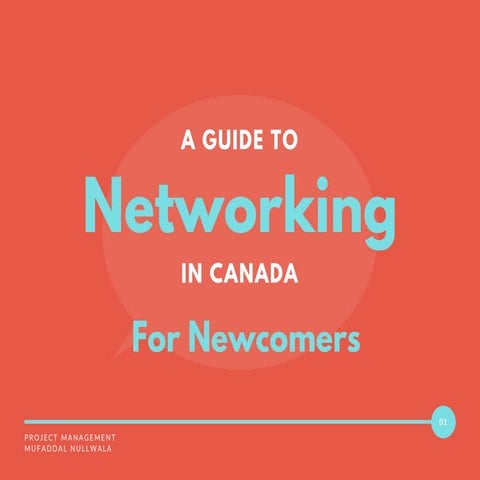 Guide to Networking in Canada for Newcomers