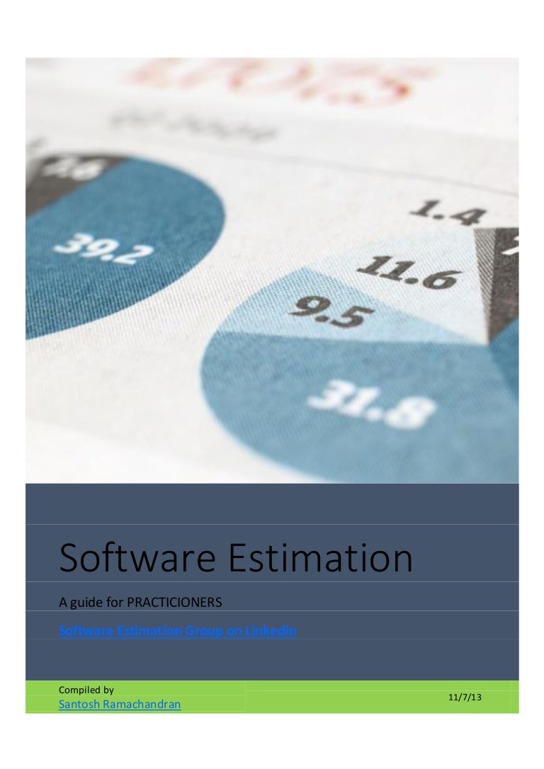 to Guide Estimation Software