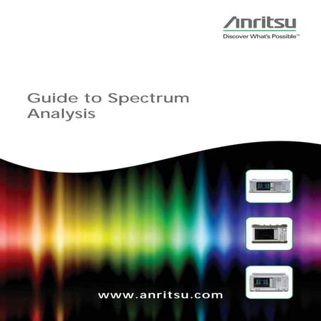 Guide tospectrumanalyzers