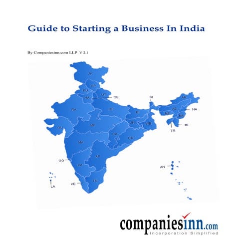 Guide to start a business in india | PDF