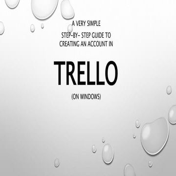 Guide to Trello