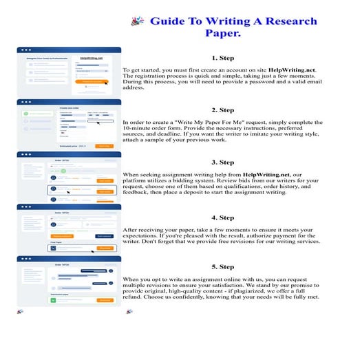Guide To Writing A Research Paper.