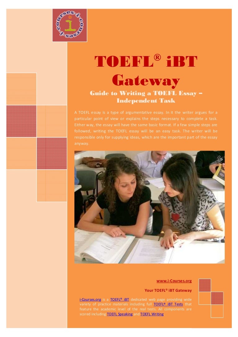 Toefl writing samples 2020 image