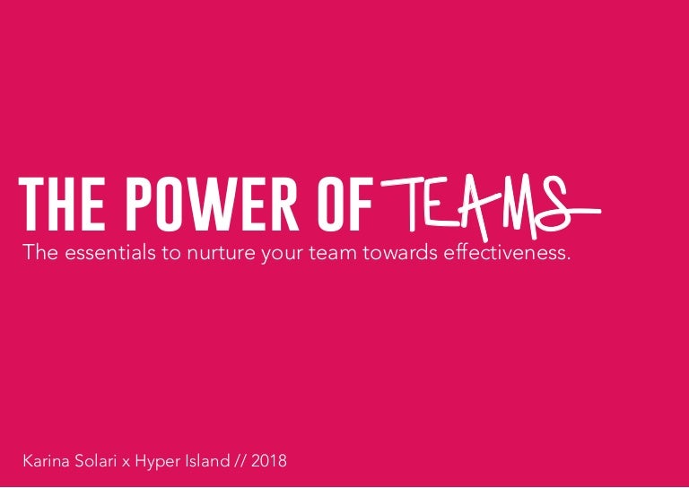 The Power Of Teams