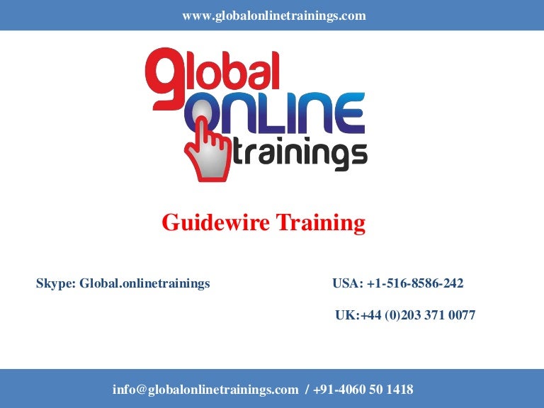 Guidewire training Guidewire Policy Center Online Course GOT