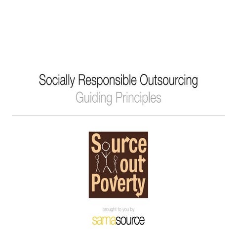 Guiding Principles For Socially Responsible Outsourcing v1.0