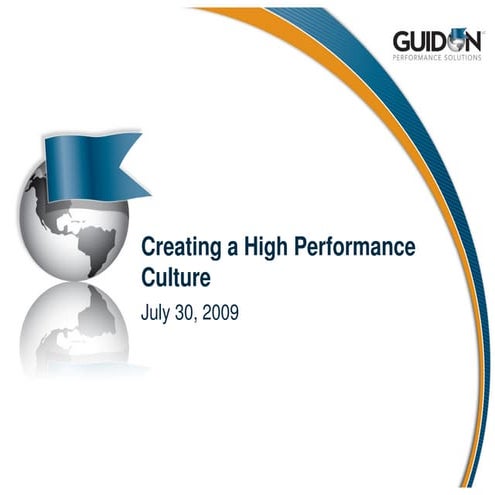 Guidon High Performance Culture Webinar