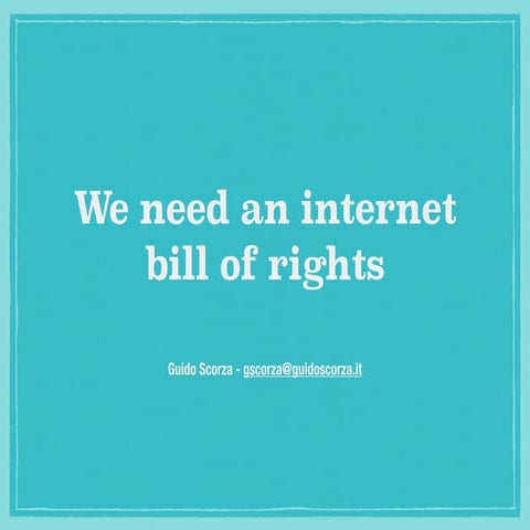 Guido scorza- La Rete senza bavaglio 