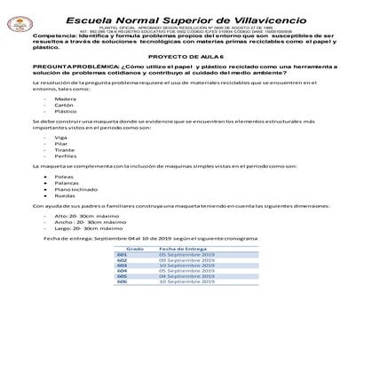 Guia 4. Proyecto de aula 2019