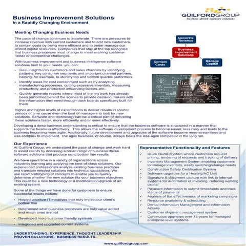 Guilford group capabilities