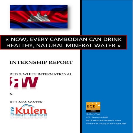 Kulen Mineral Water - NOW, EVERY CAMBODIAN CAN DRINK HEALTHY, NATURAL MINERAL...