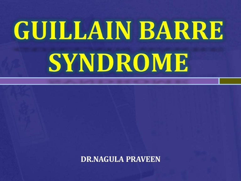 Pathophysiology Of Guillain Barre Syndrome In Flow Chart