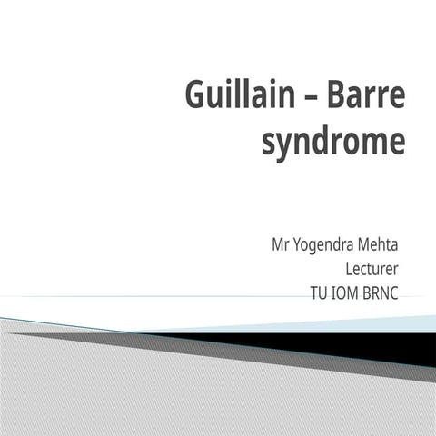 Guillain – Barre syndrome.pptxfor nursing students