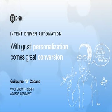 Guillame Cabane - Intent Driven Automation