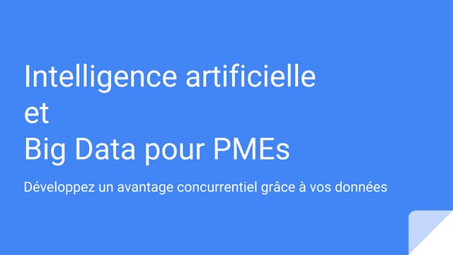 Guillaume Morissette - Big Data PME