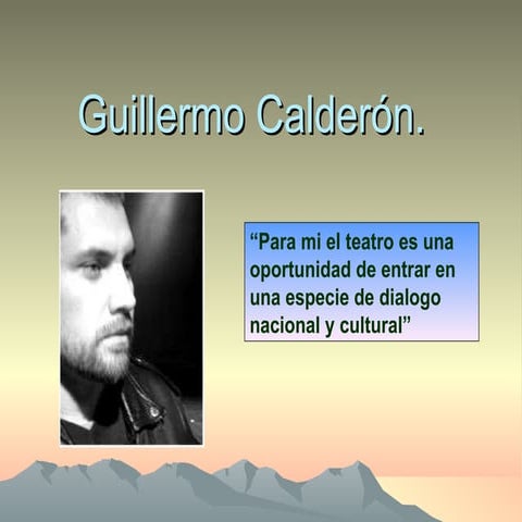 Guillermo calderón