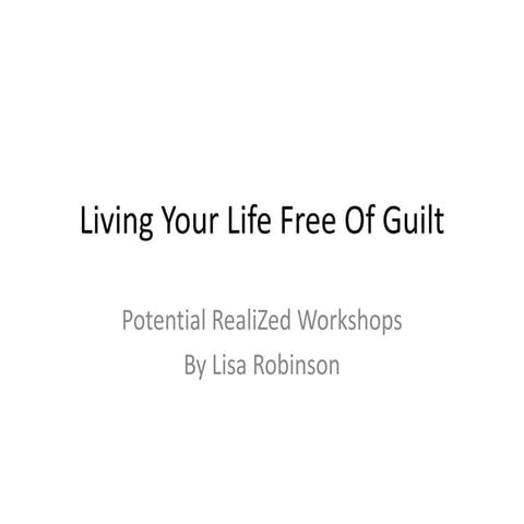 Guilt vs Shame | PPTX