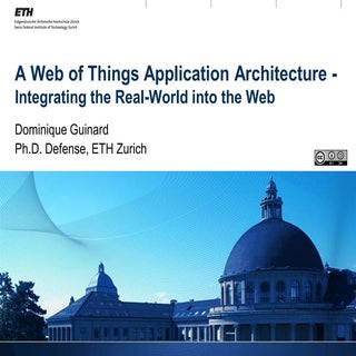 Web of Things Application Architecture