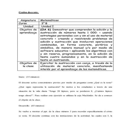 Guión docente 5